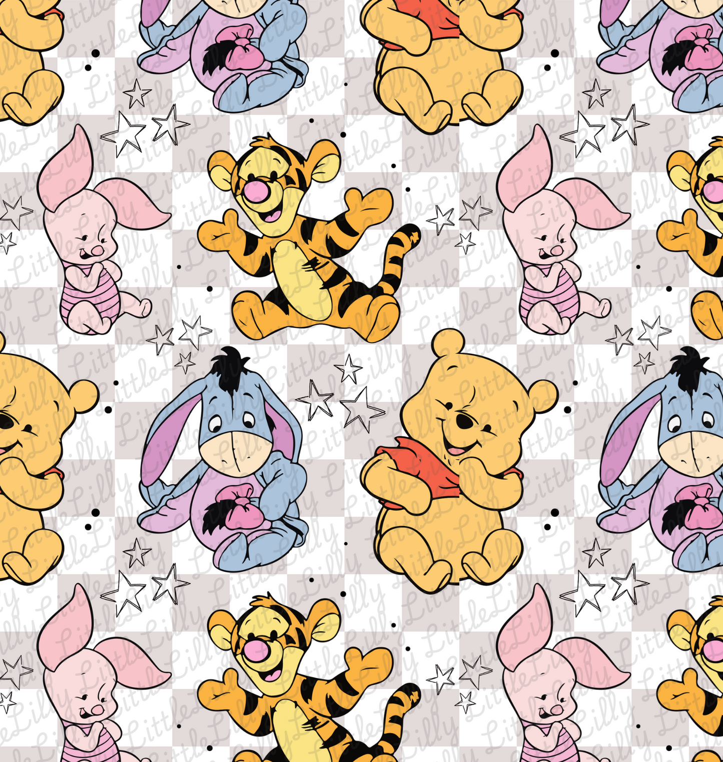 Little Lilly Seamless Designs: Bear Collection