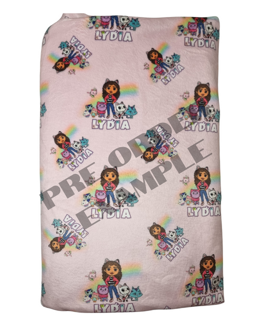 PRE ORDER Personalised Name Blankies