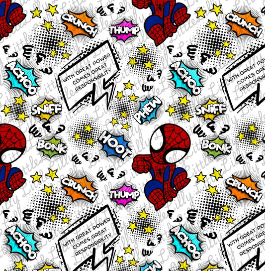 Little Lilly Seamless Designs: Superhero Collection