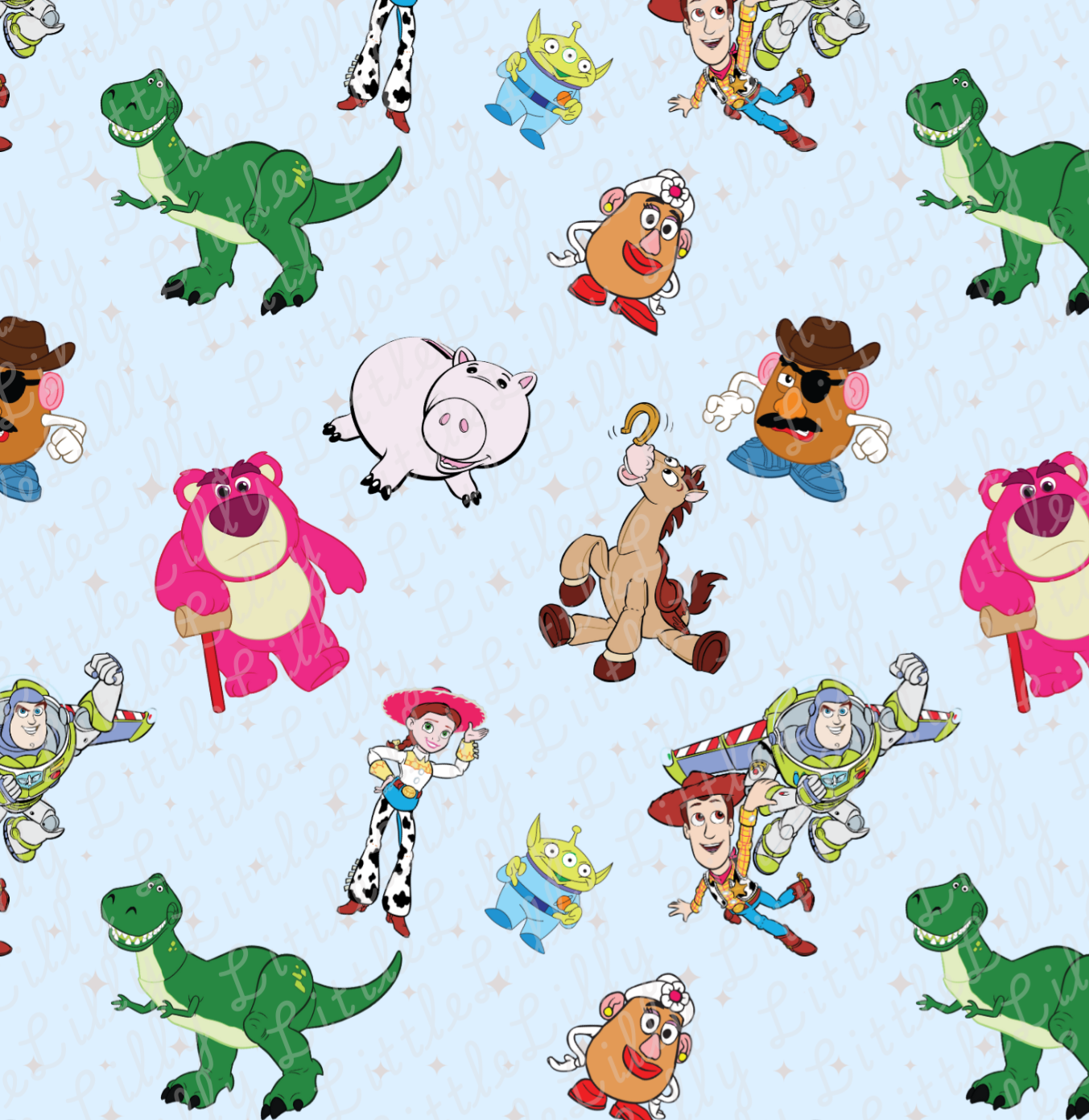 Little Lilly Seamless Designs: Toy Collection