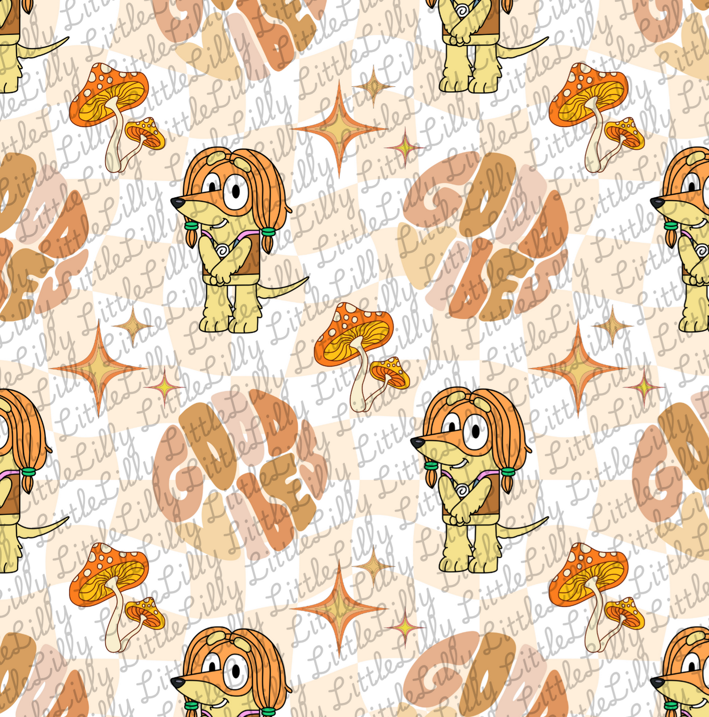 Little Lilly Seamless Designs: Dog Collection