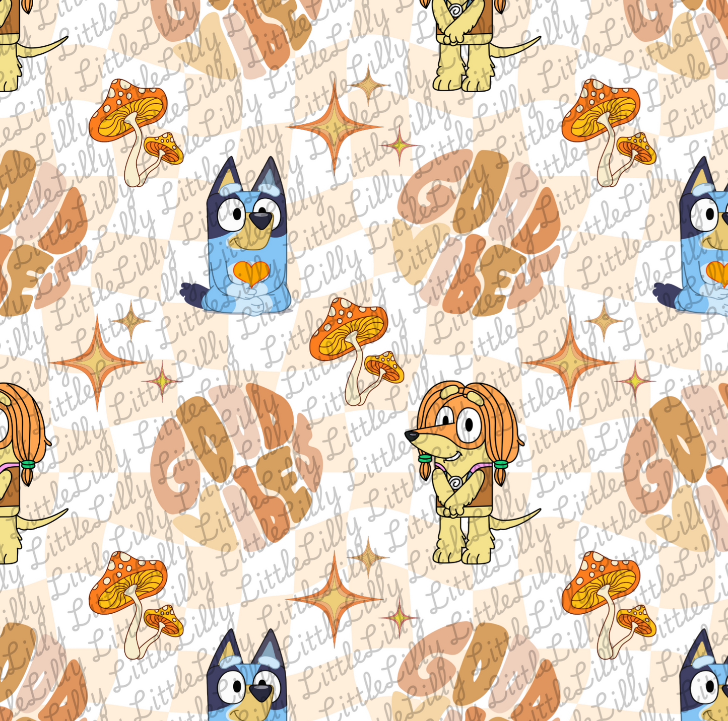 Little Lilly Seamless Designs: Dog Collection