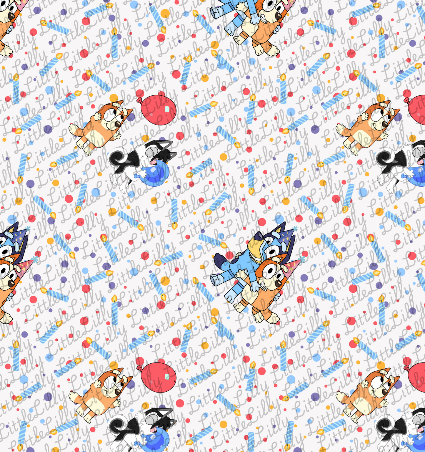 Little Lilly Seamless Designs: Dog Collection